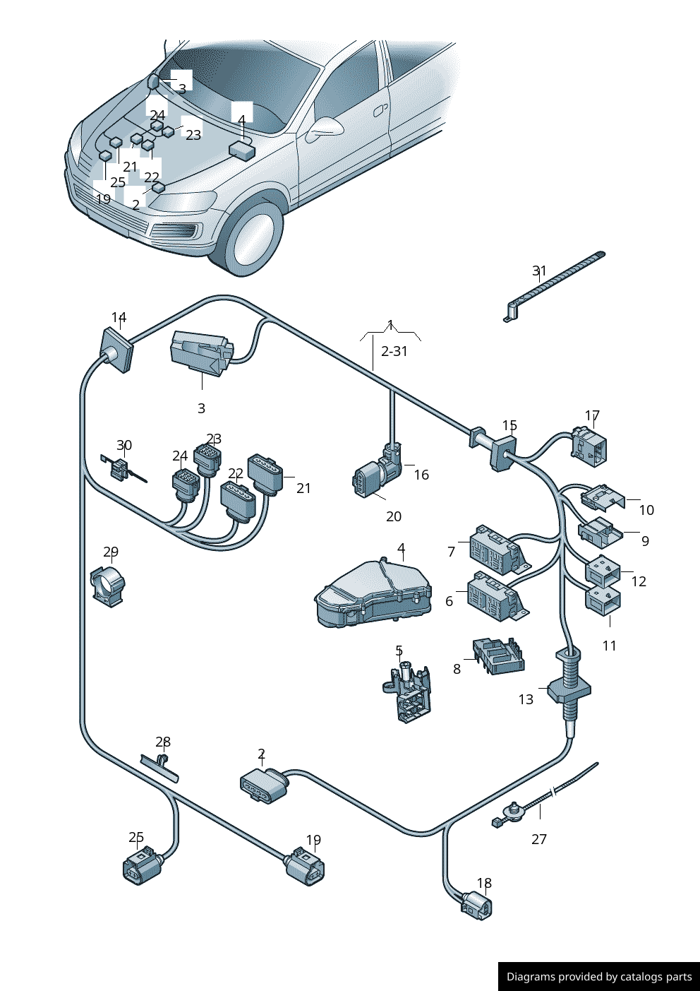 Car part diagram