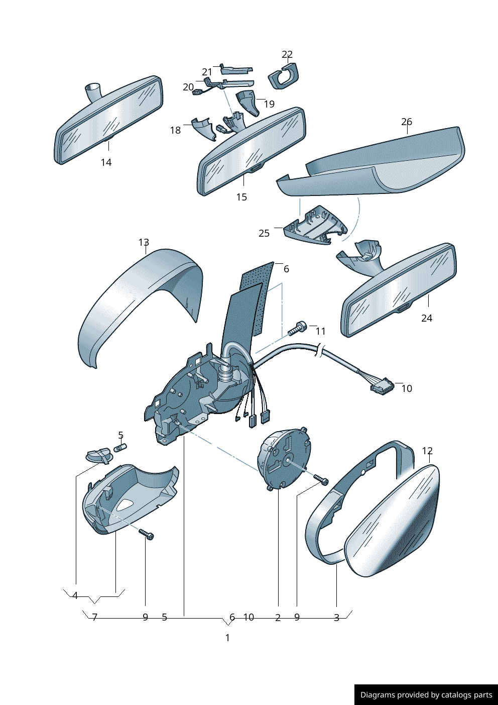 Car part diagram