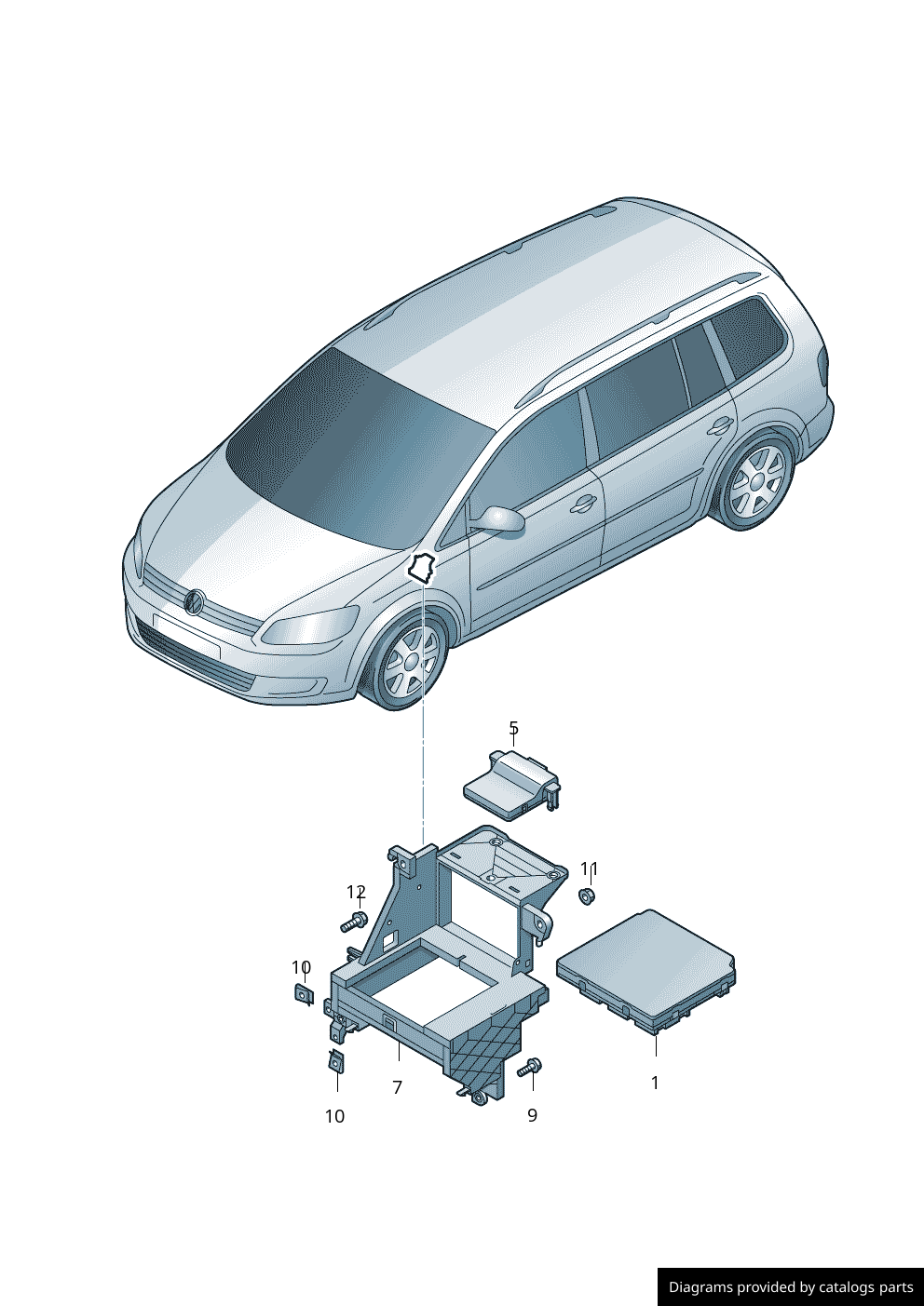 Car part diagram