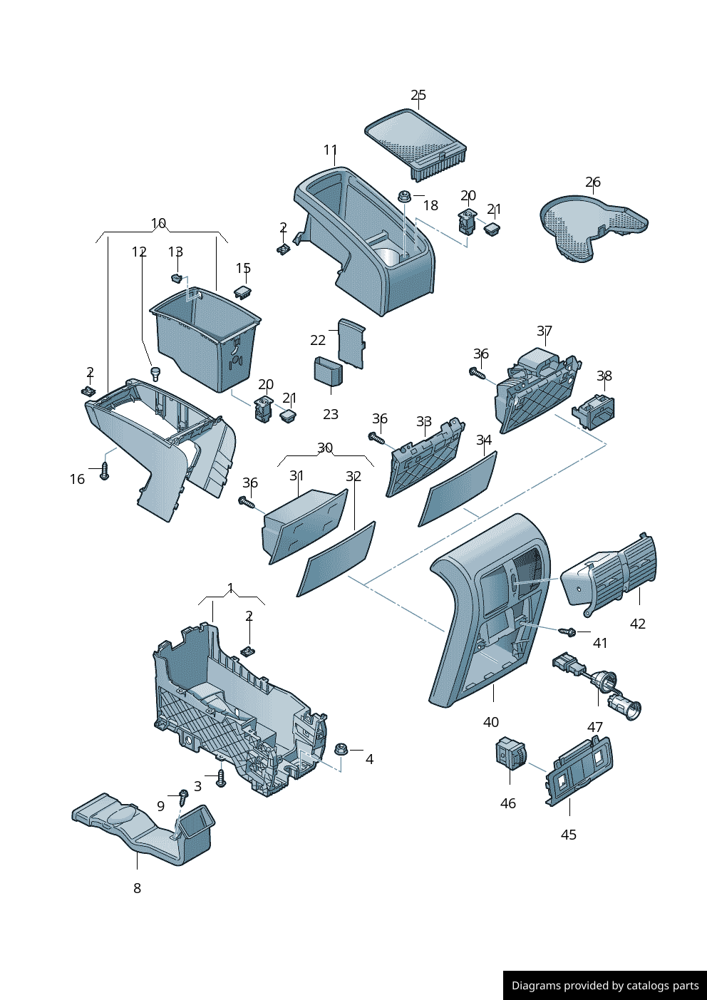 Car part diagram