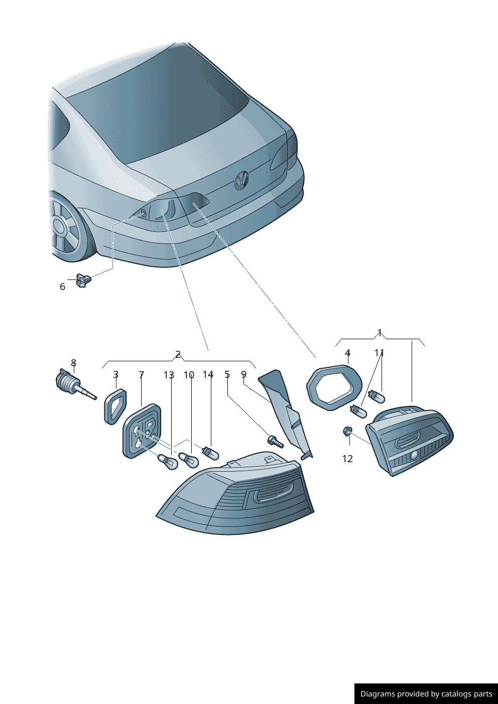 Car part diagram