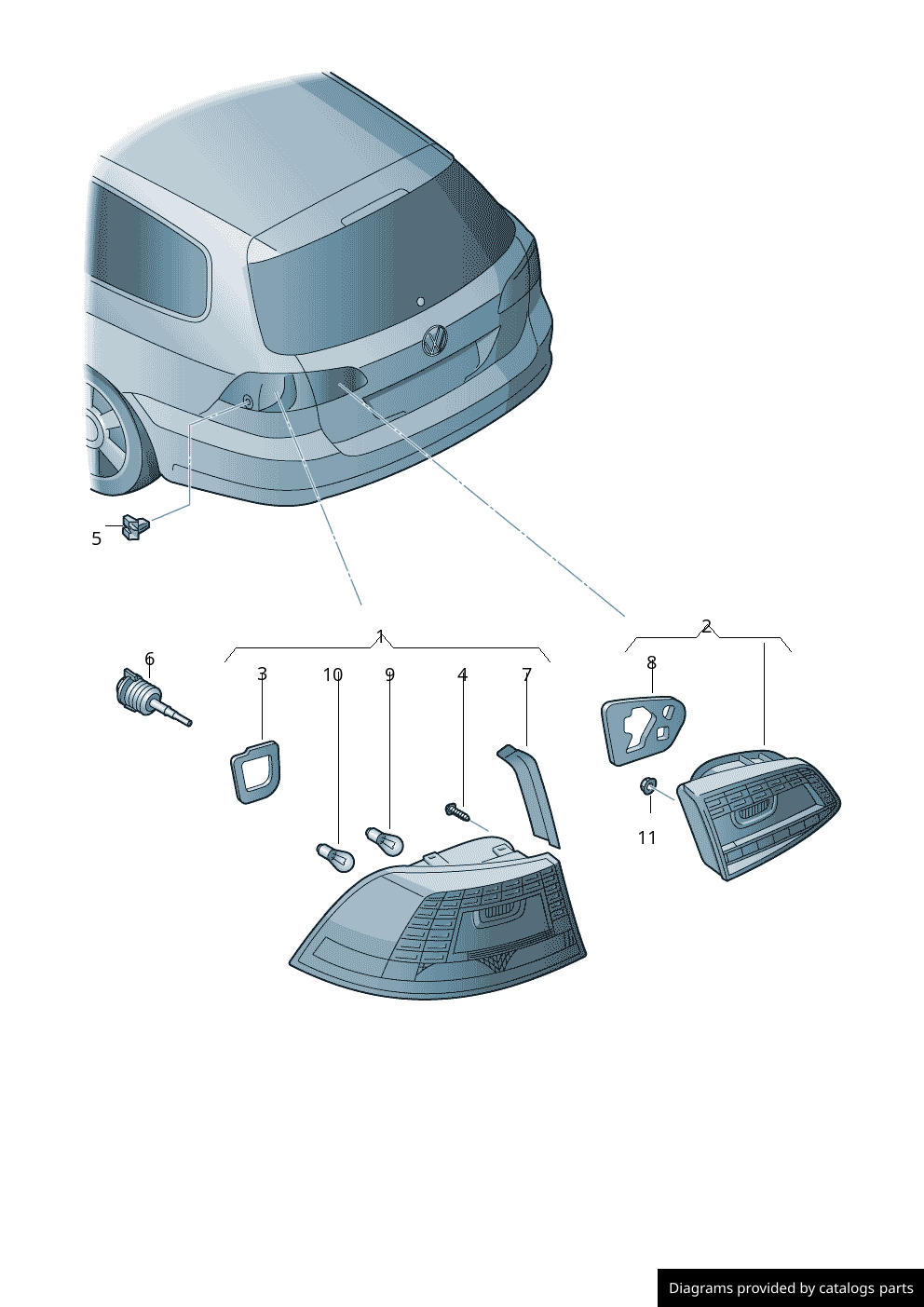 Car part diagram