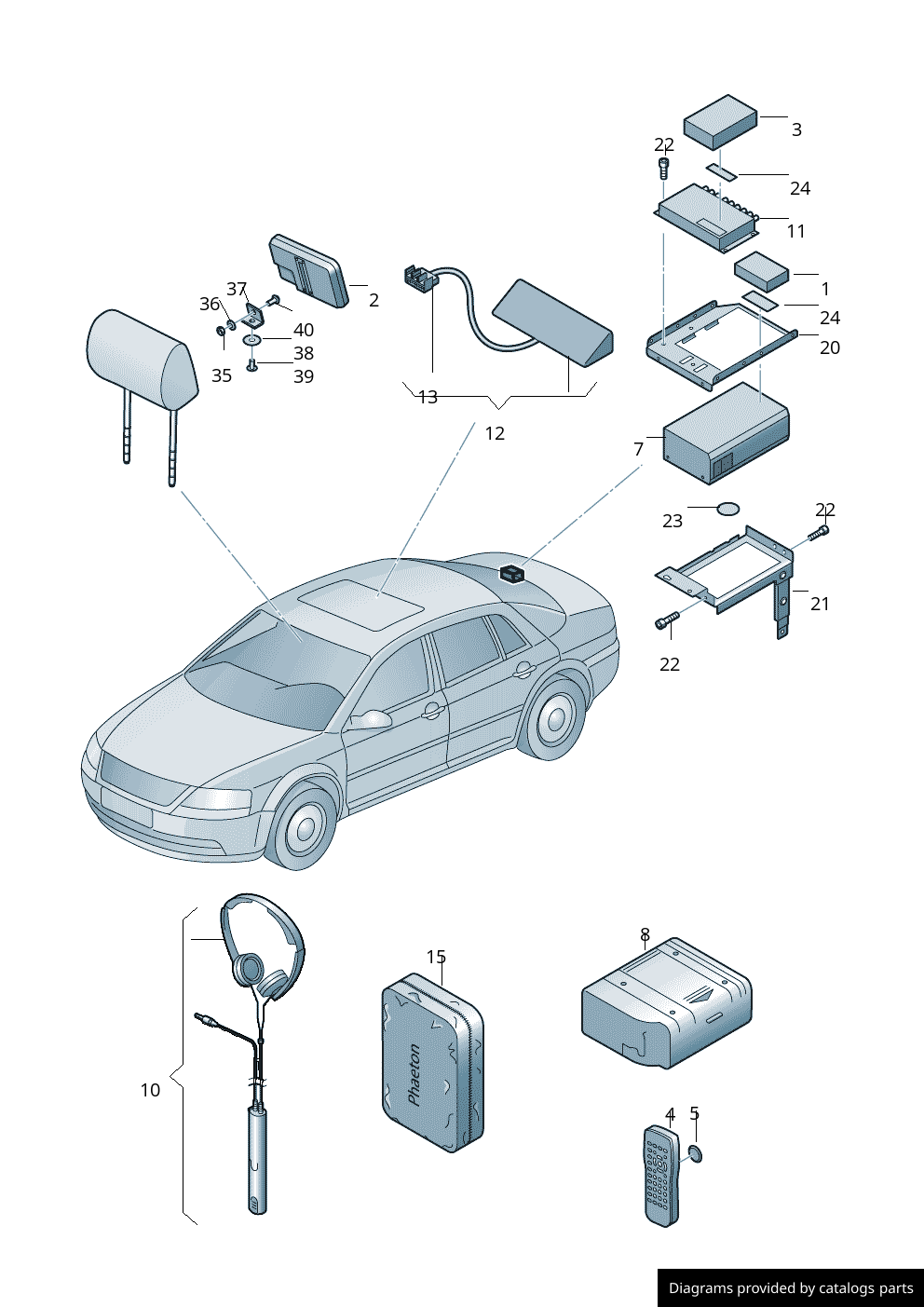 Car part diagram