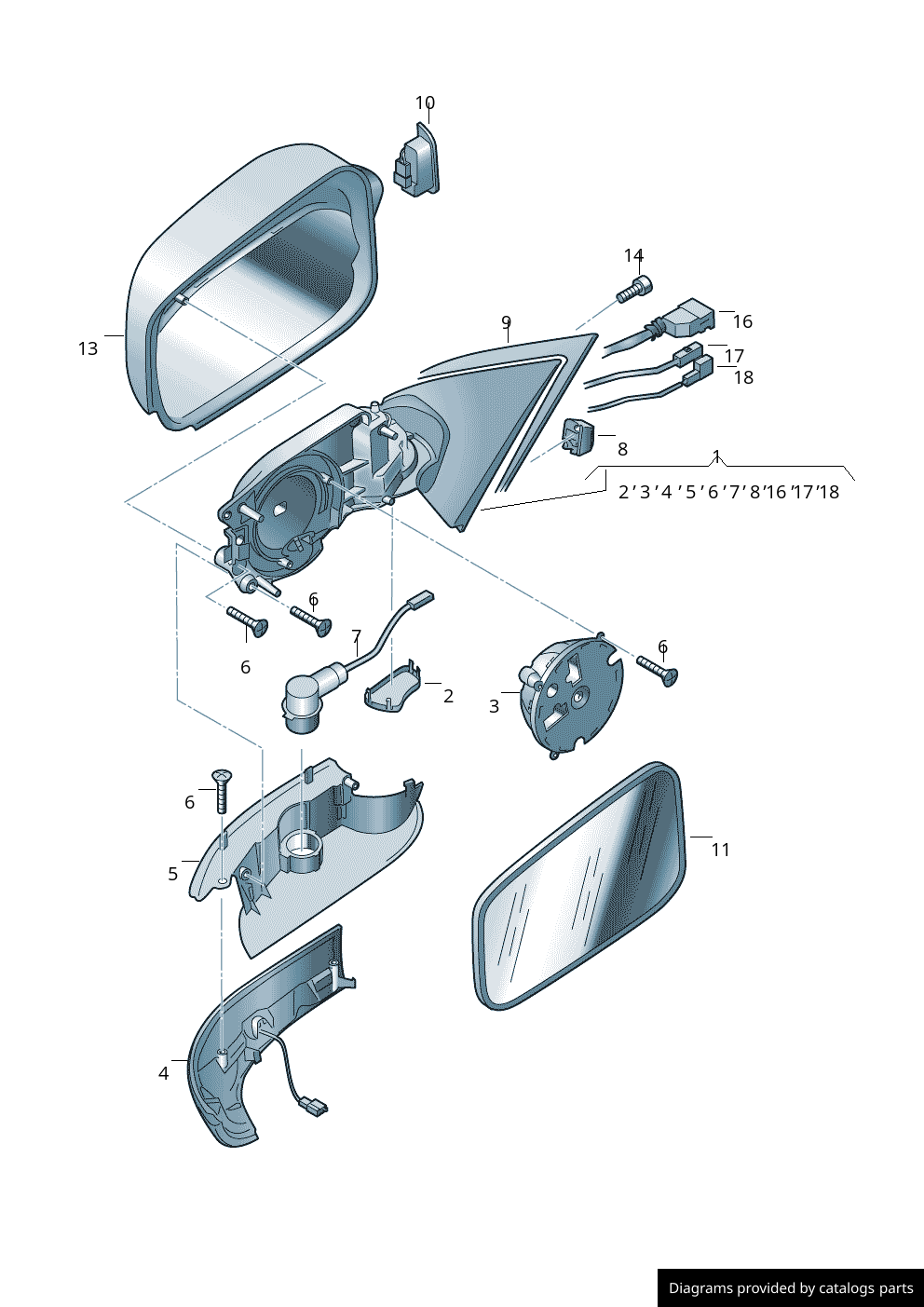 Car part diagram