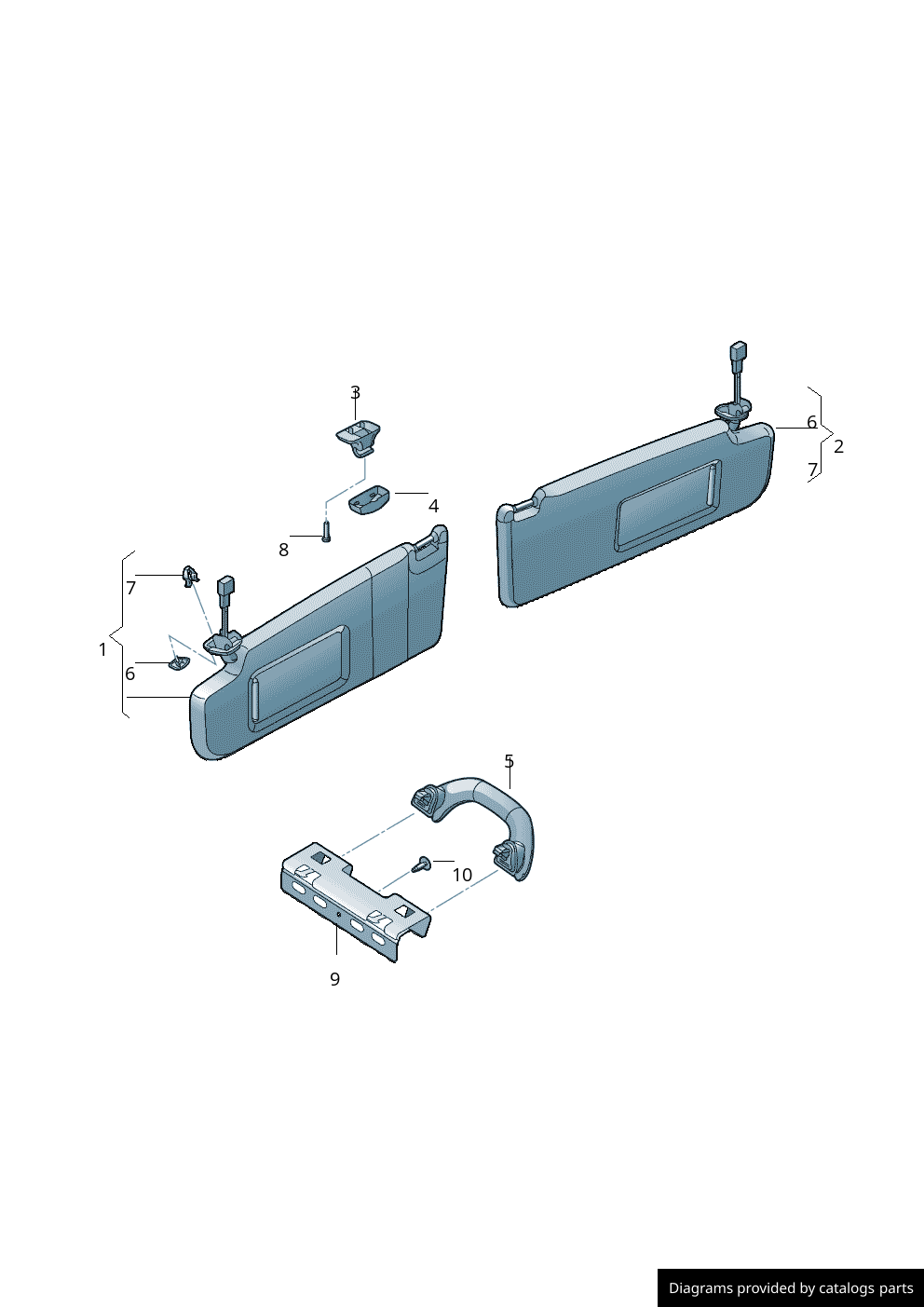Car part diagram