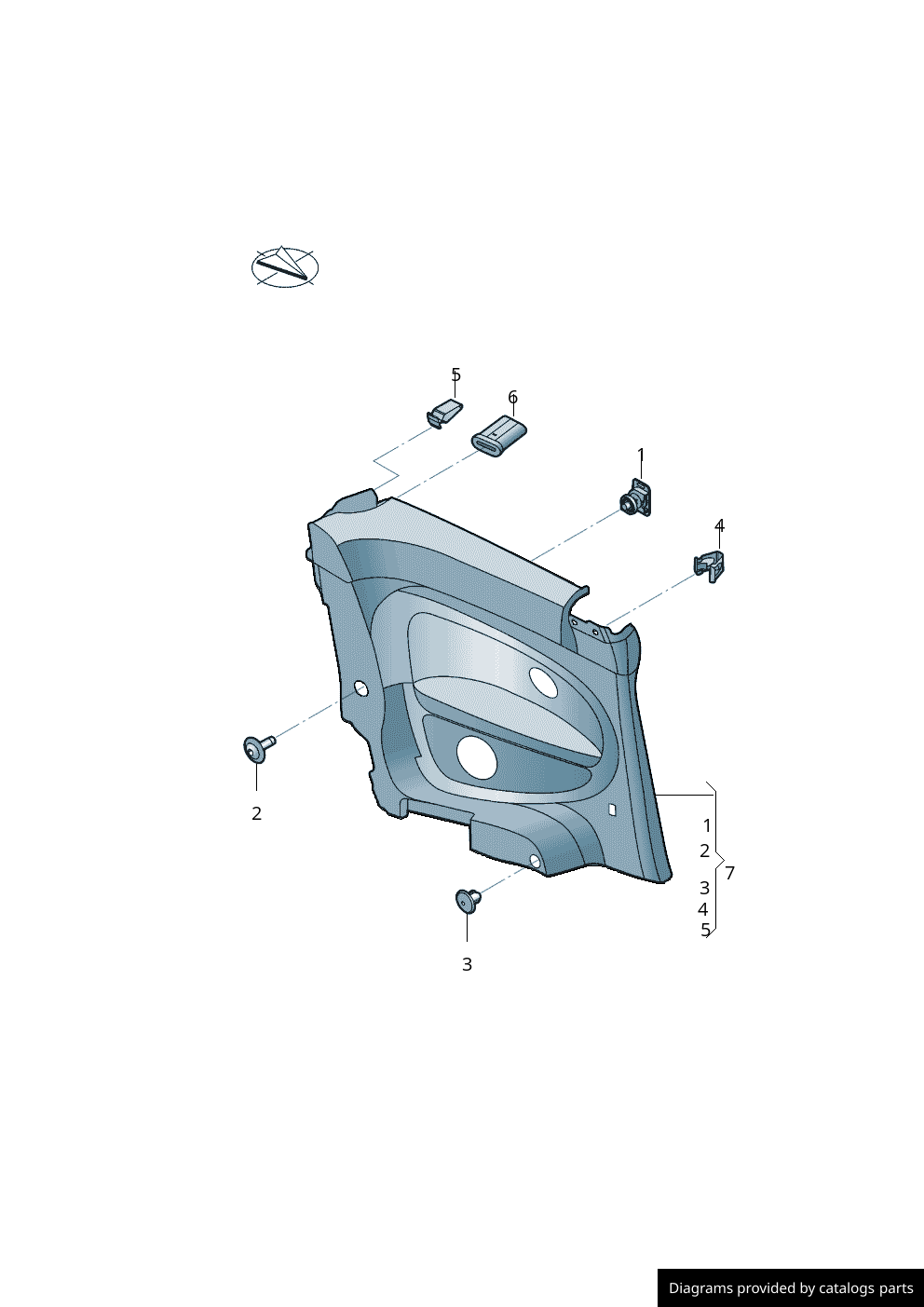 Car part diagram