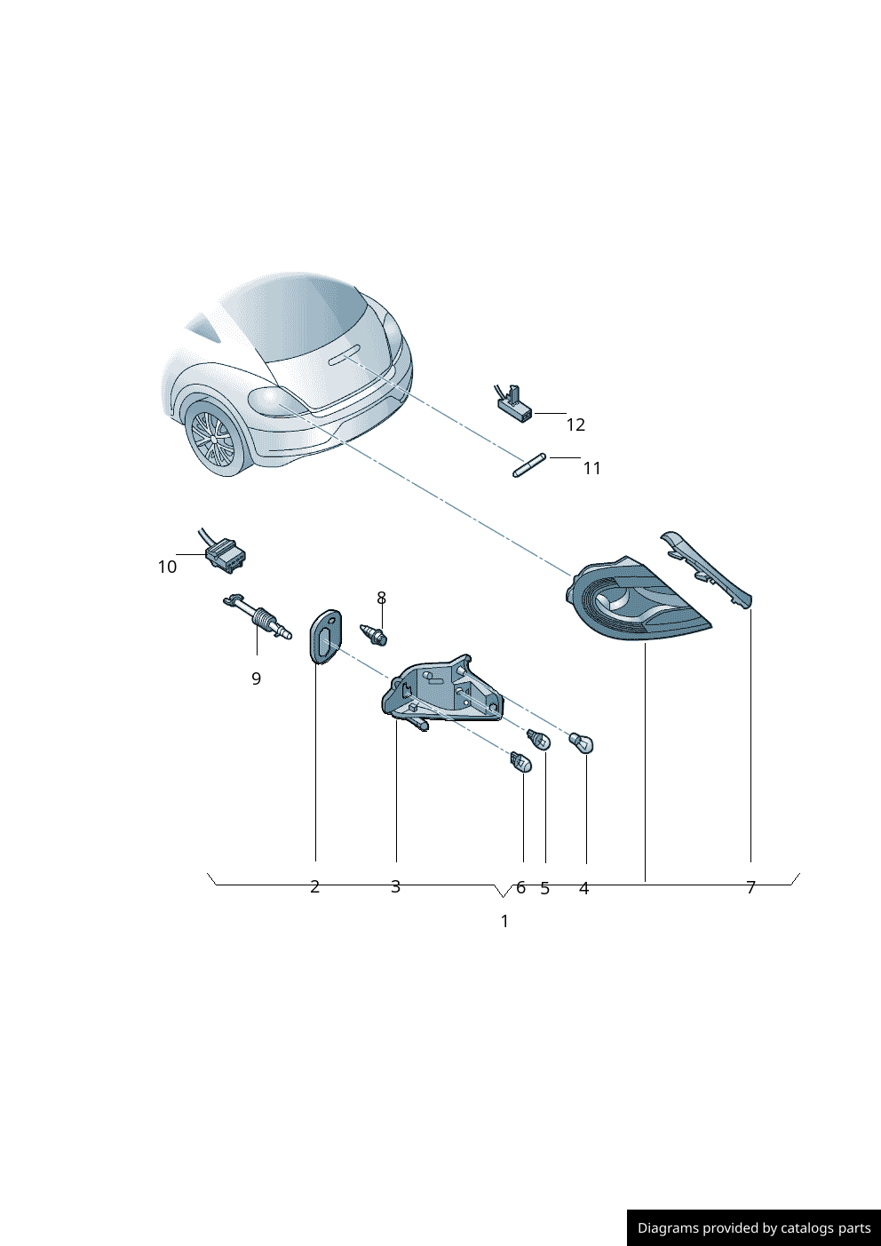 Car part diagram