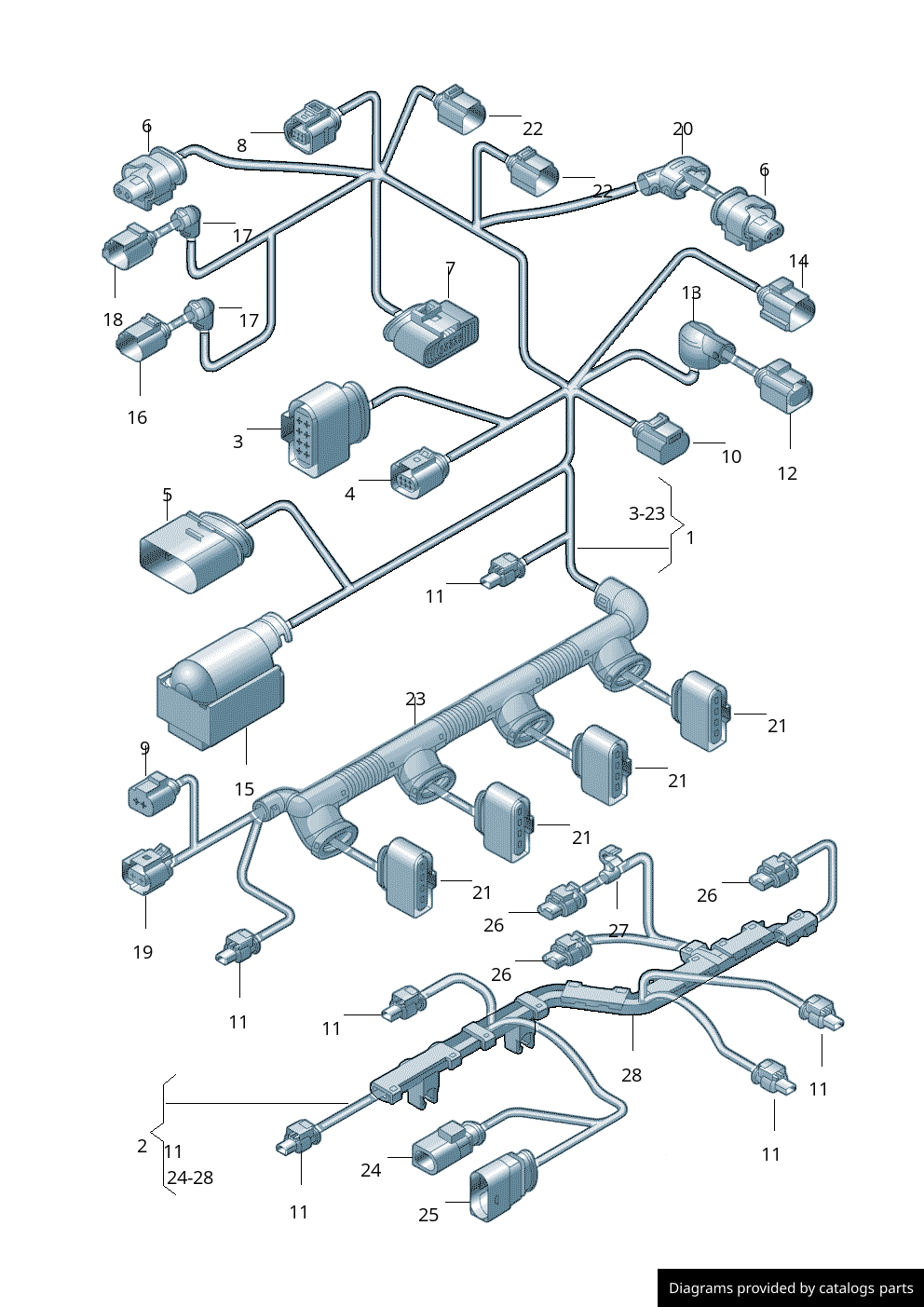 Car part diagram