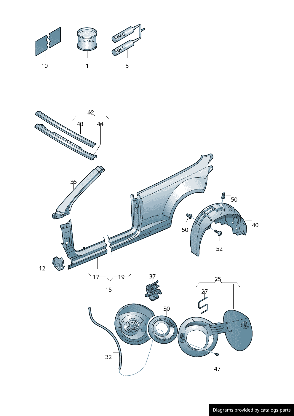 Car part diagram