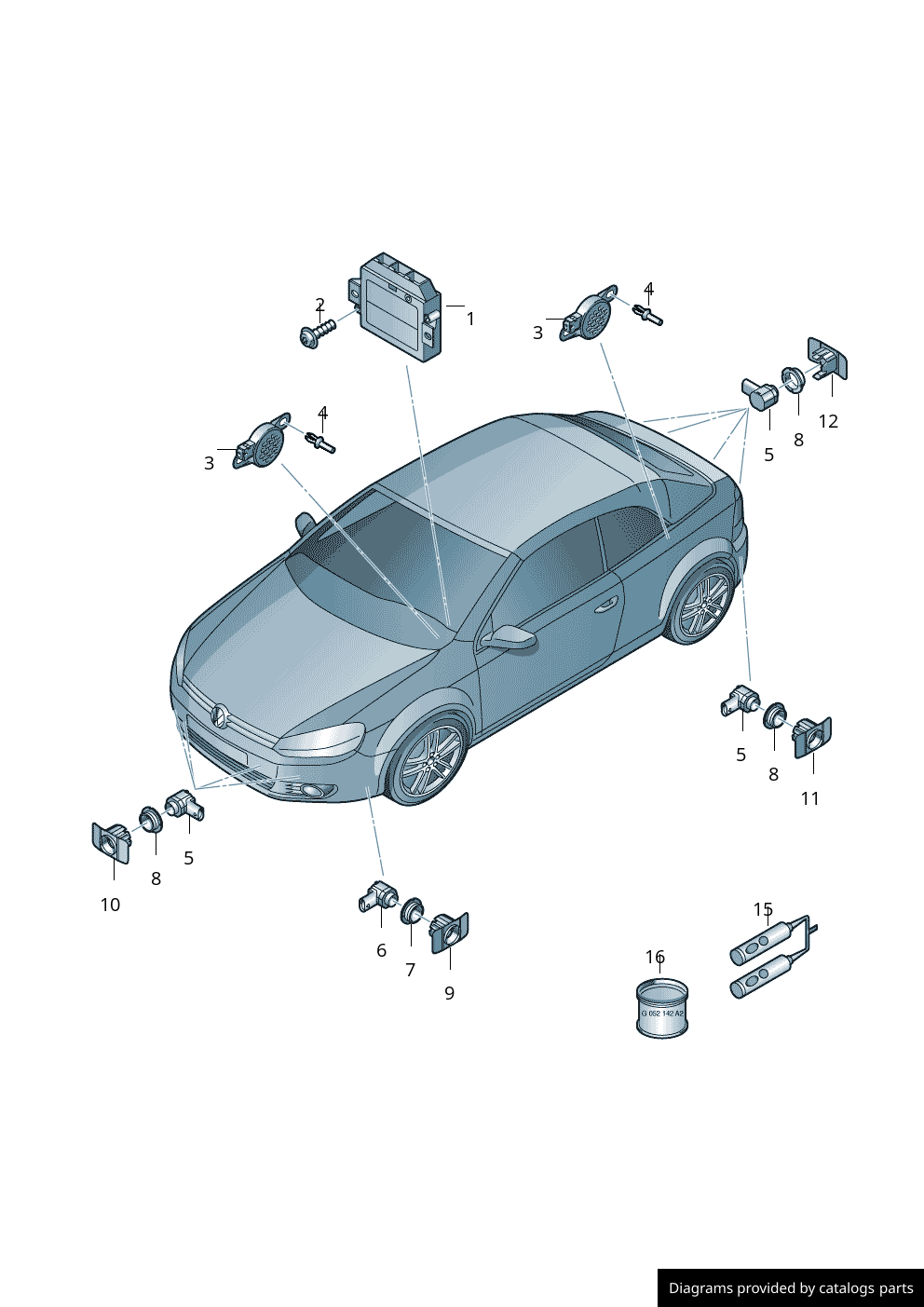 Car part diagram