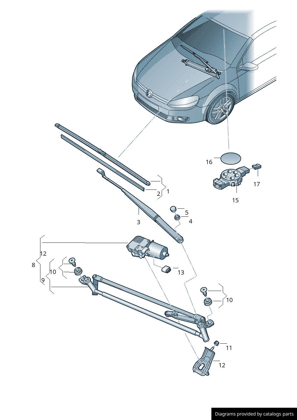Car part diagram