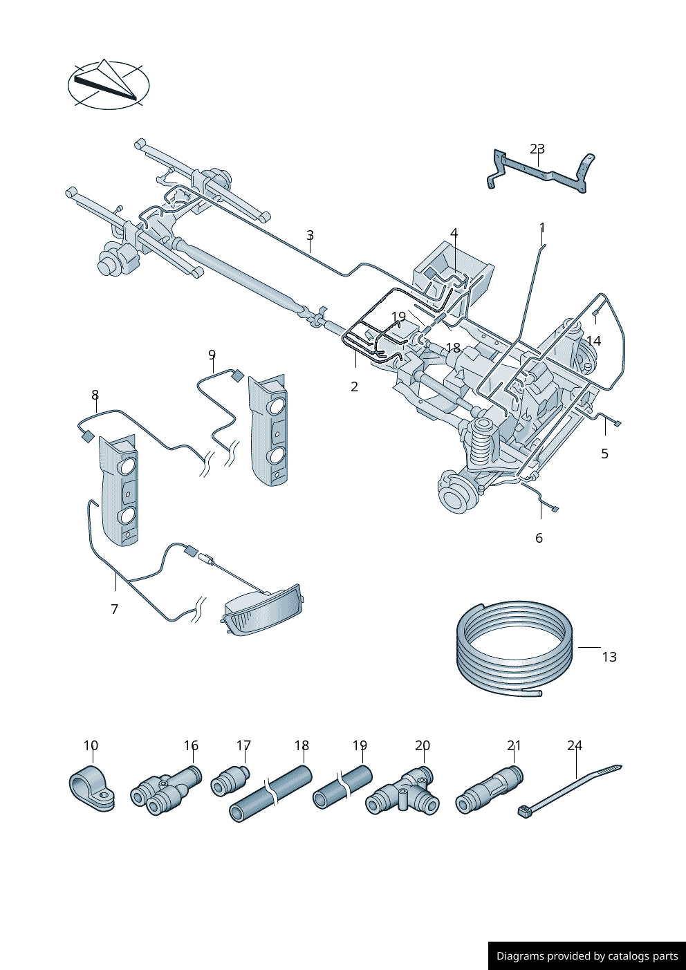 Car part diagram