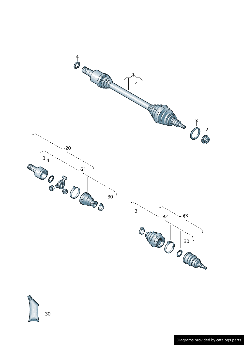 Car part diagram