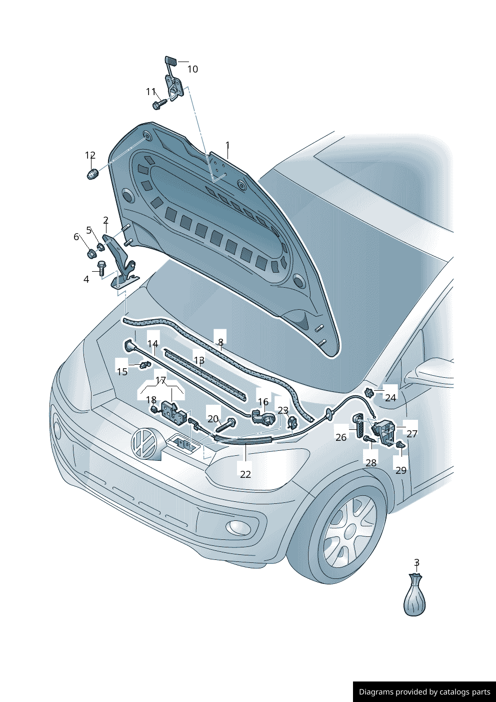 Car part diagram
