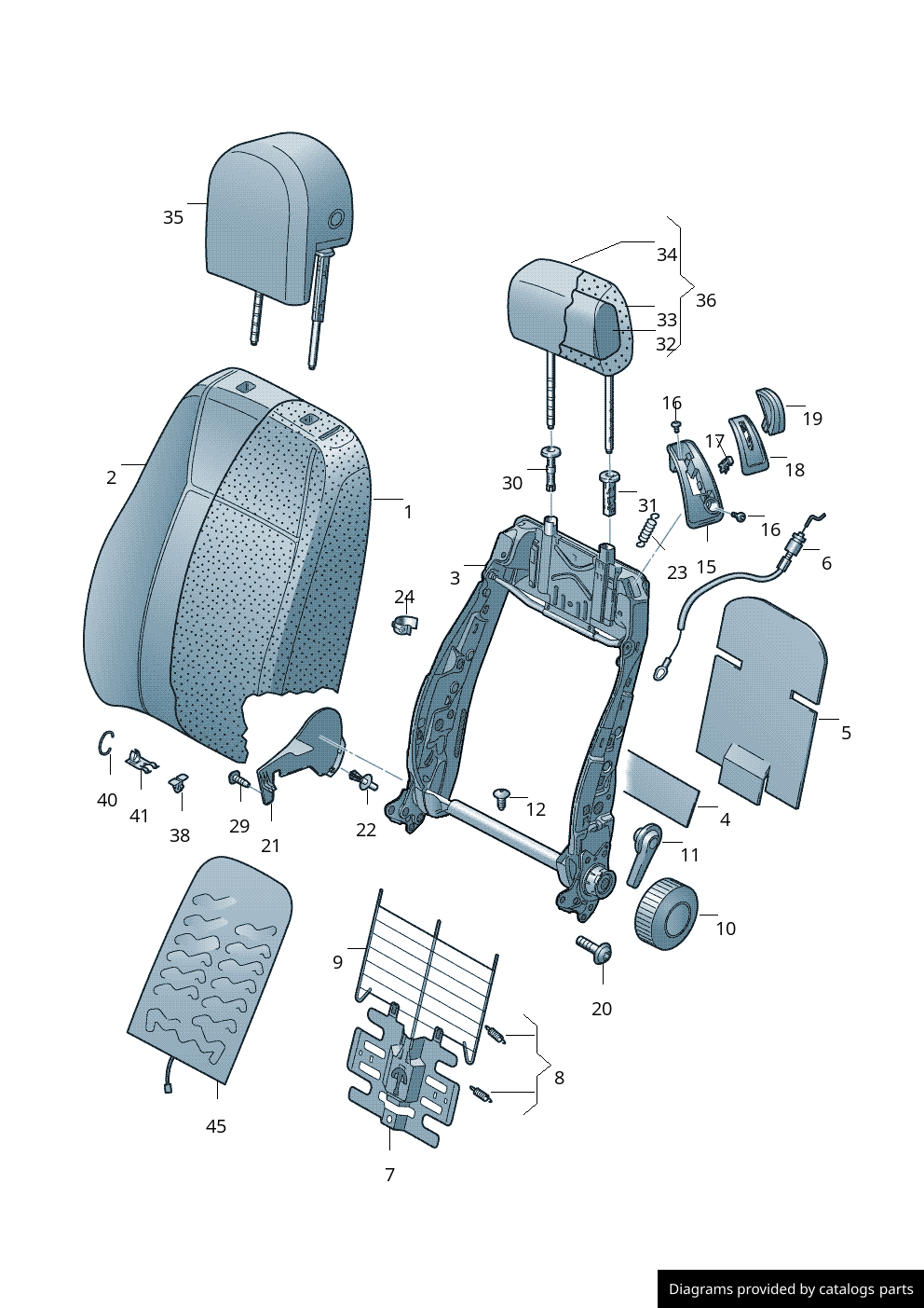 Car part diagram
