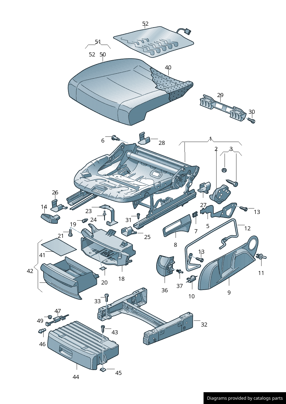 Car part diagram