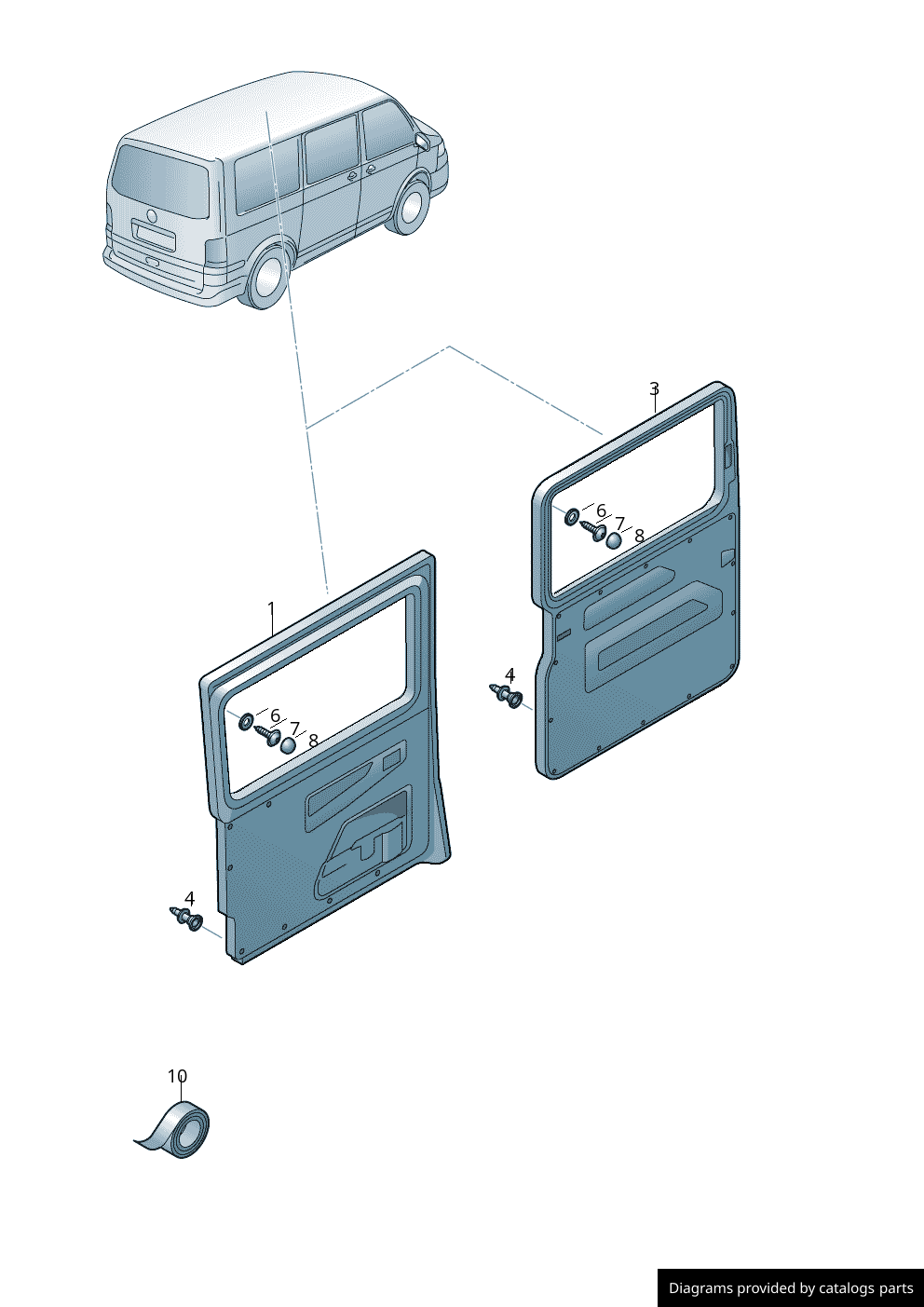Car part diagram