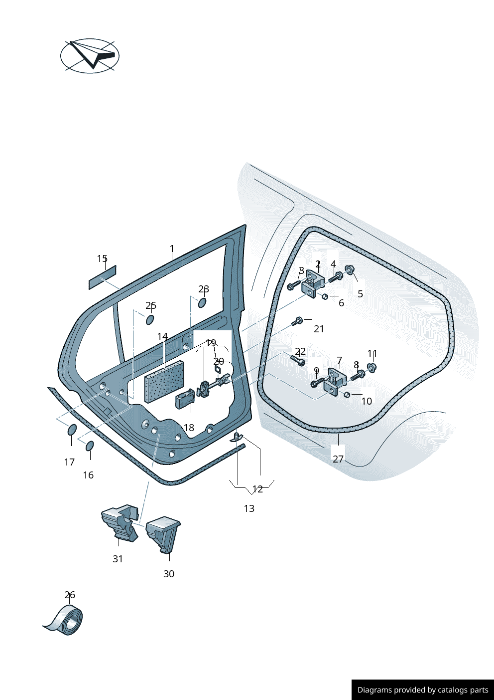 Car part diagram