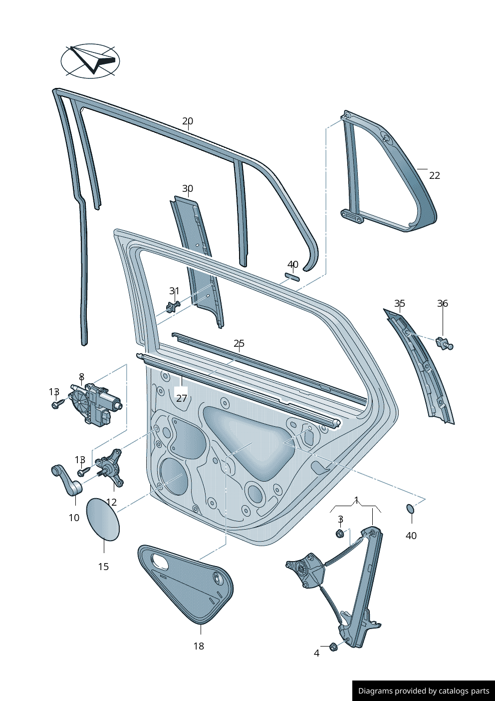 Car part diagram