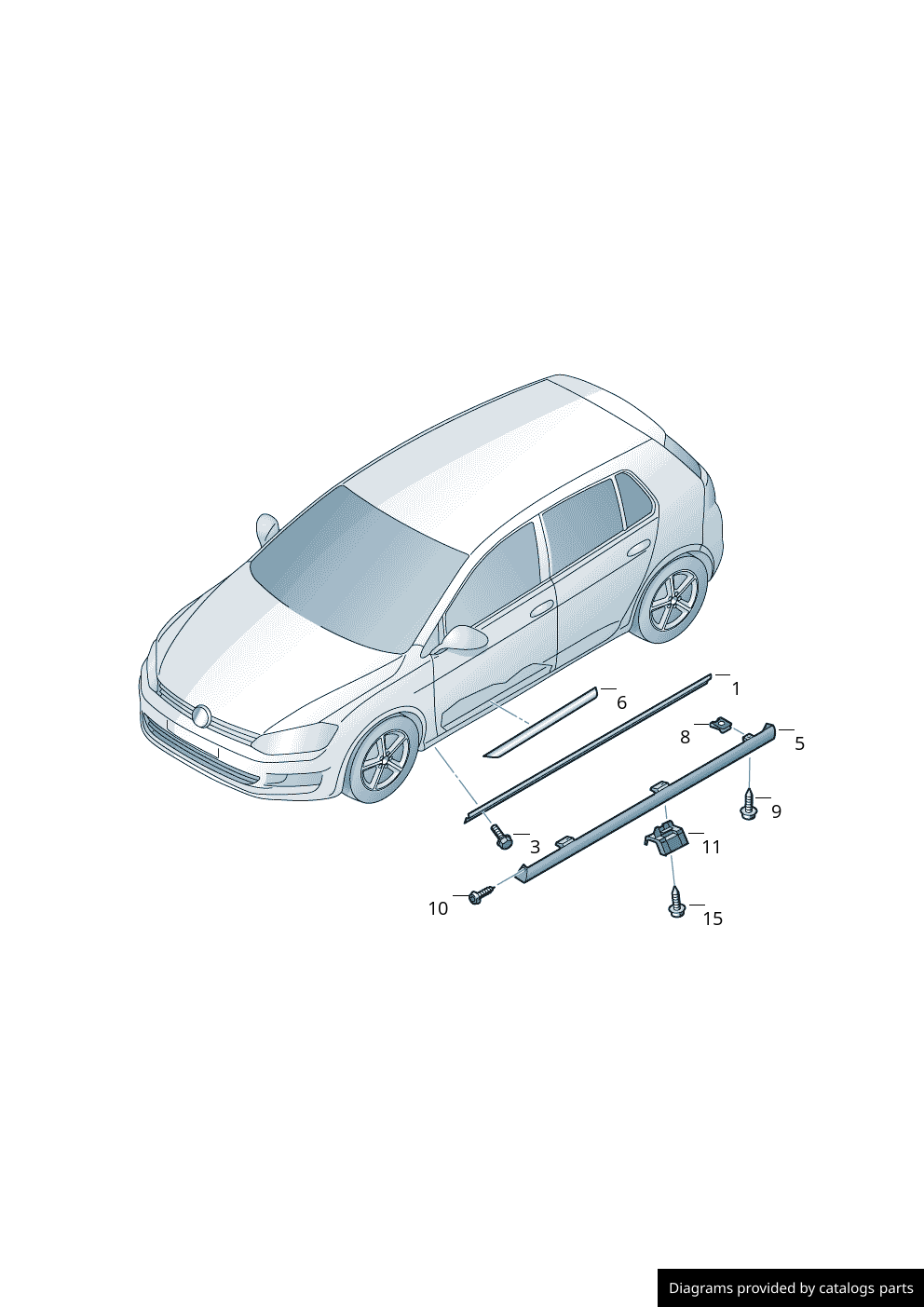 Car part diagram