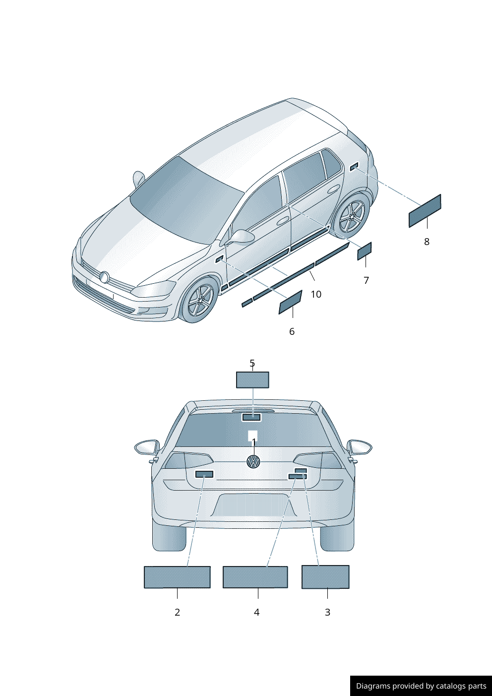 Car part diagram