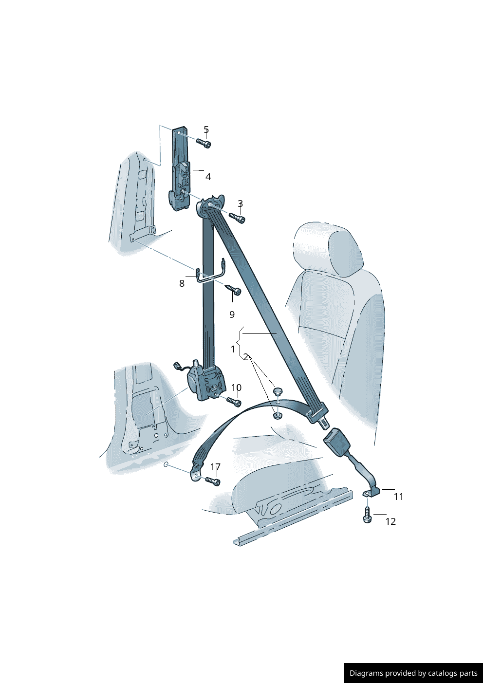 Car part diagram