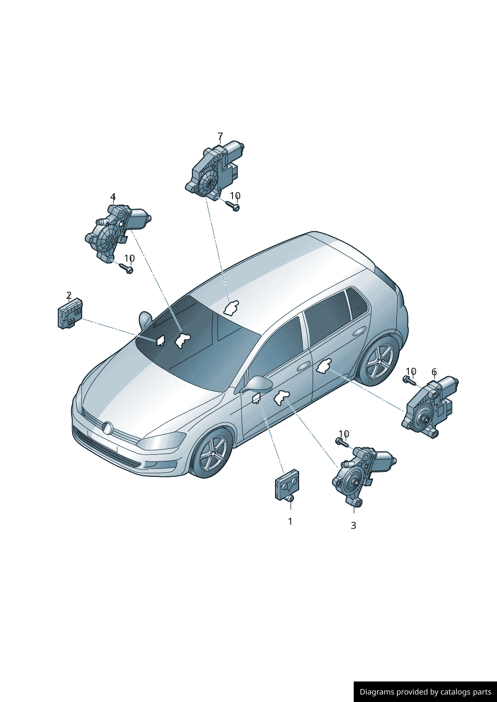Car part diagram