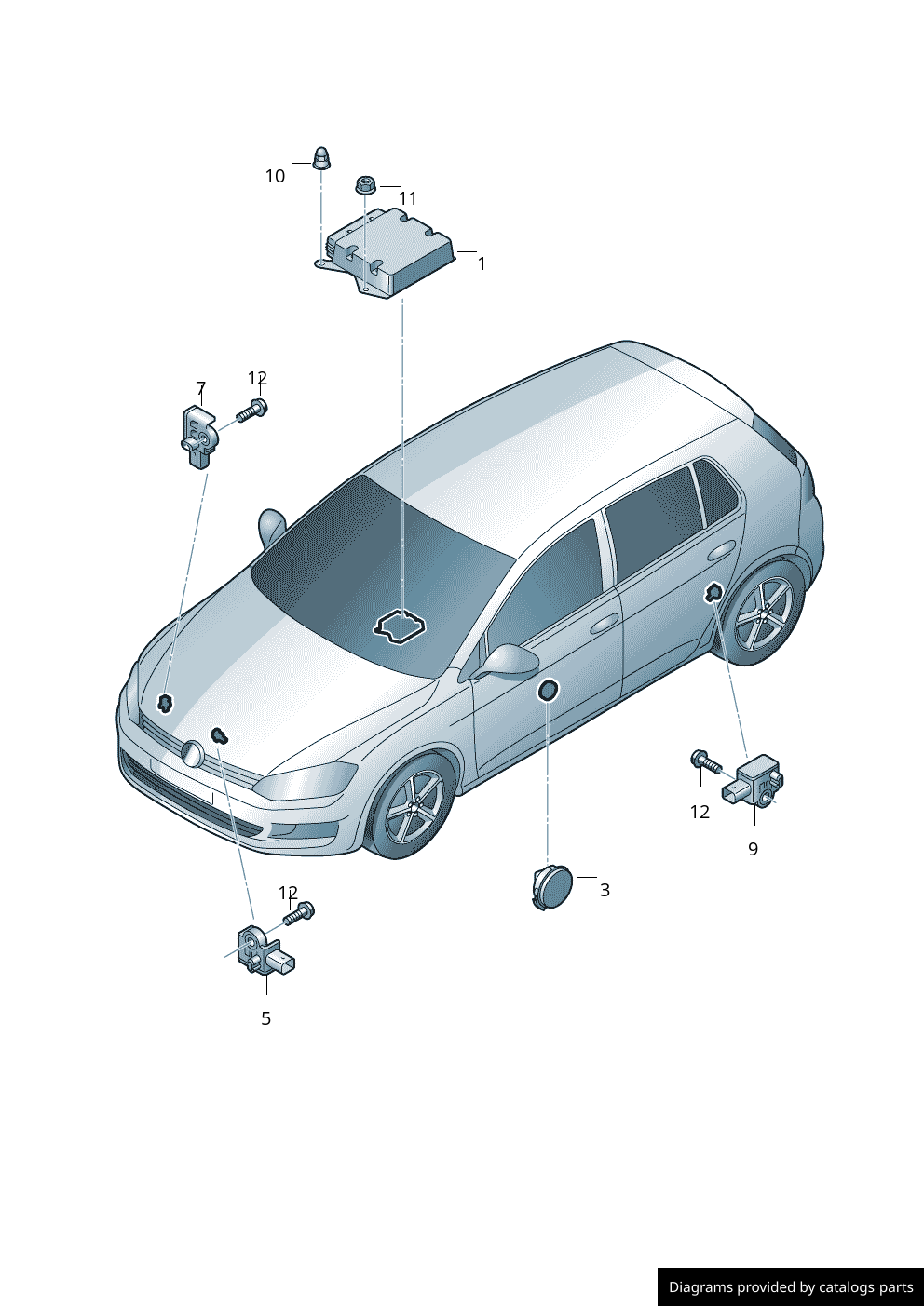 Car part diagram