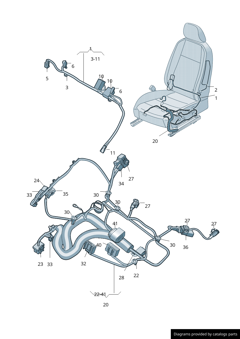 Car part diagram