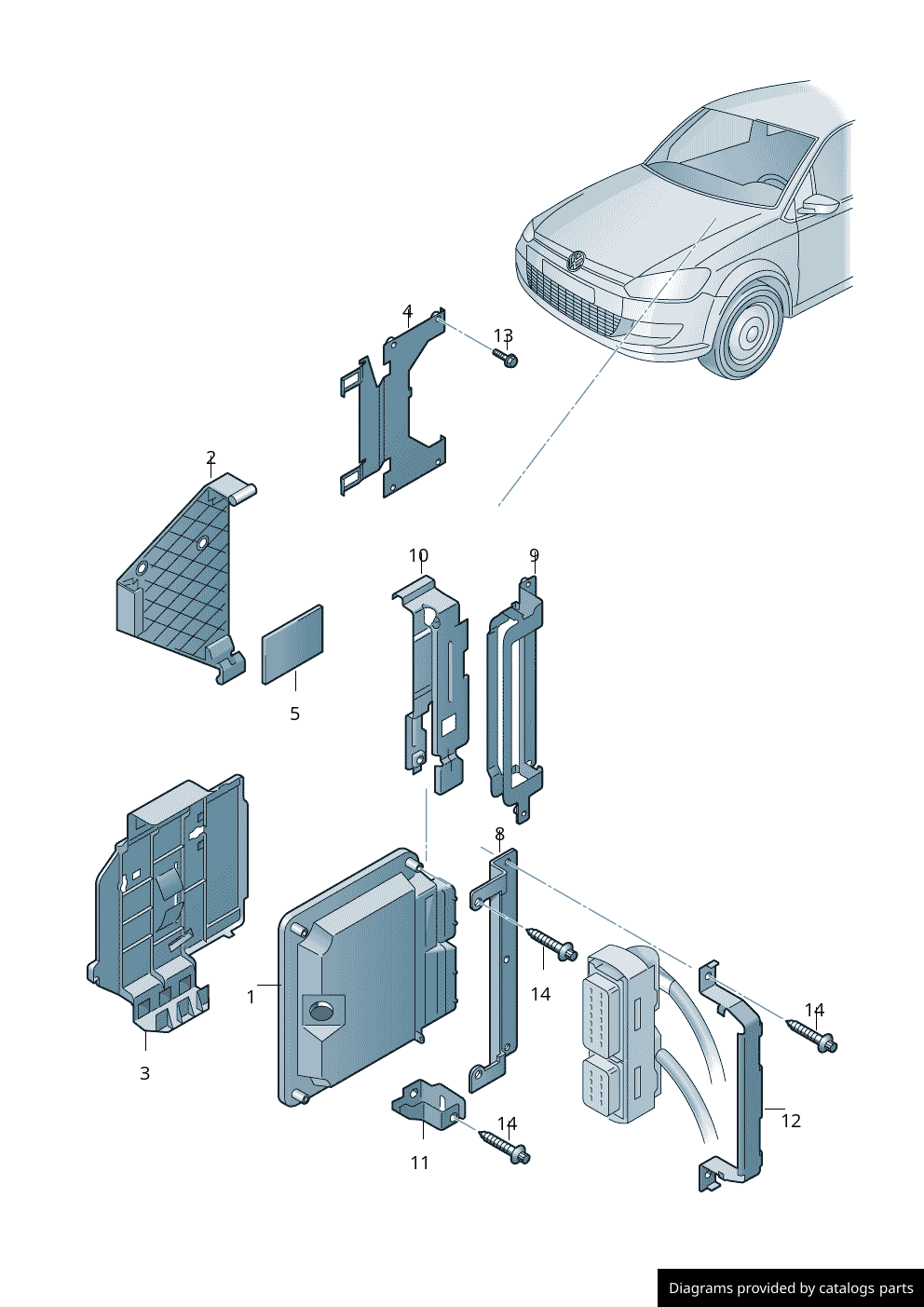 Car part diagram