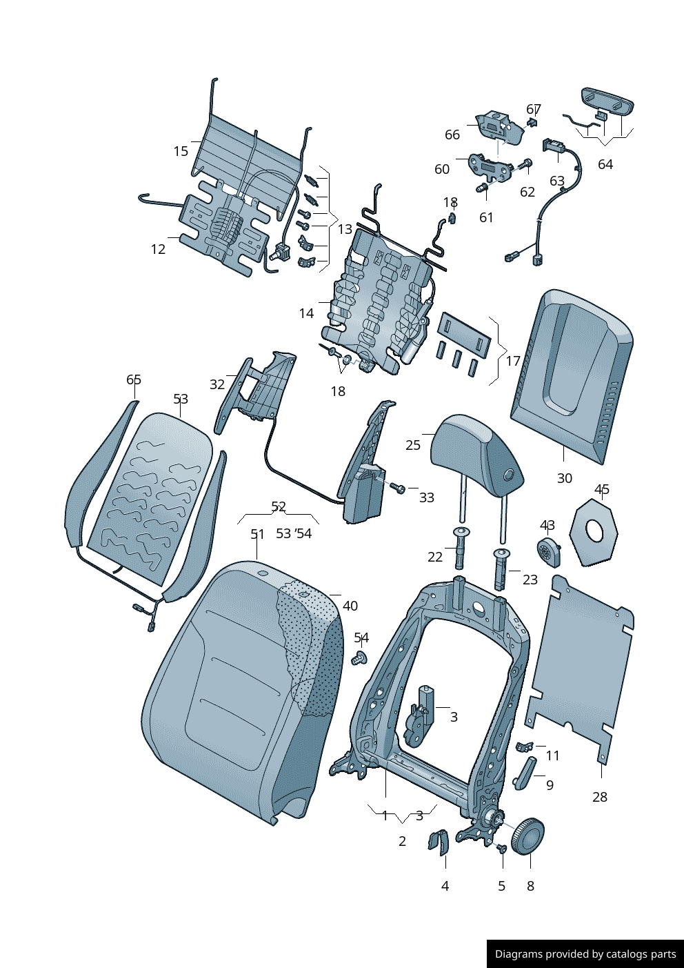 Car part diagram