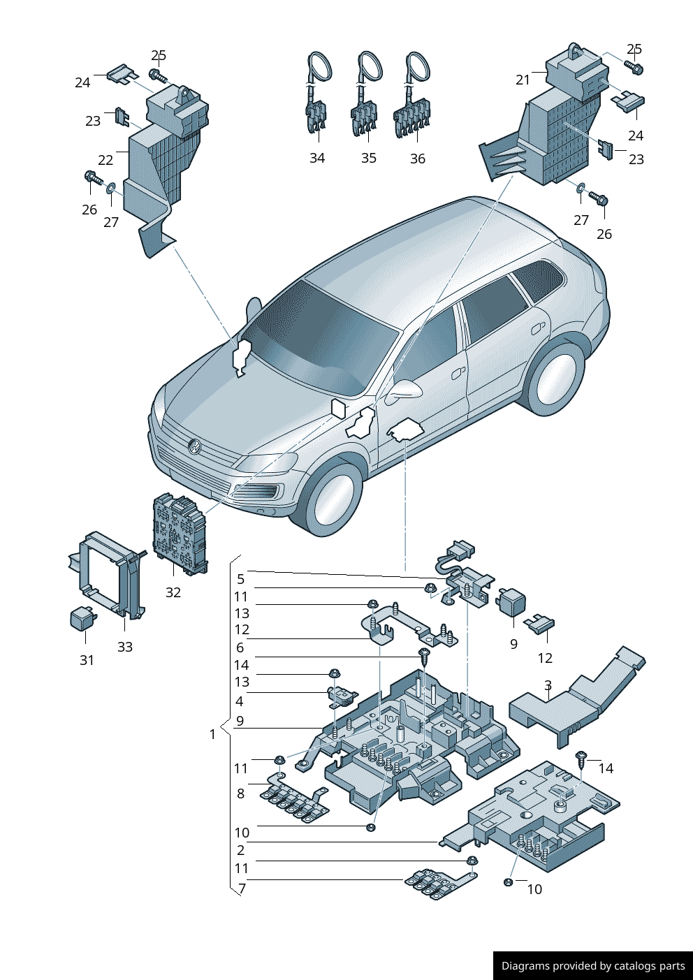 Car part diagram