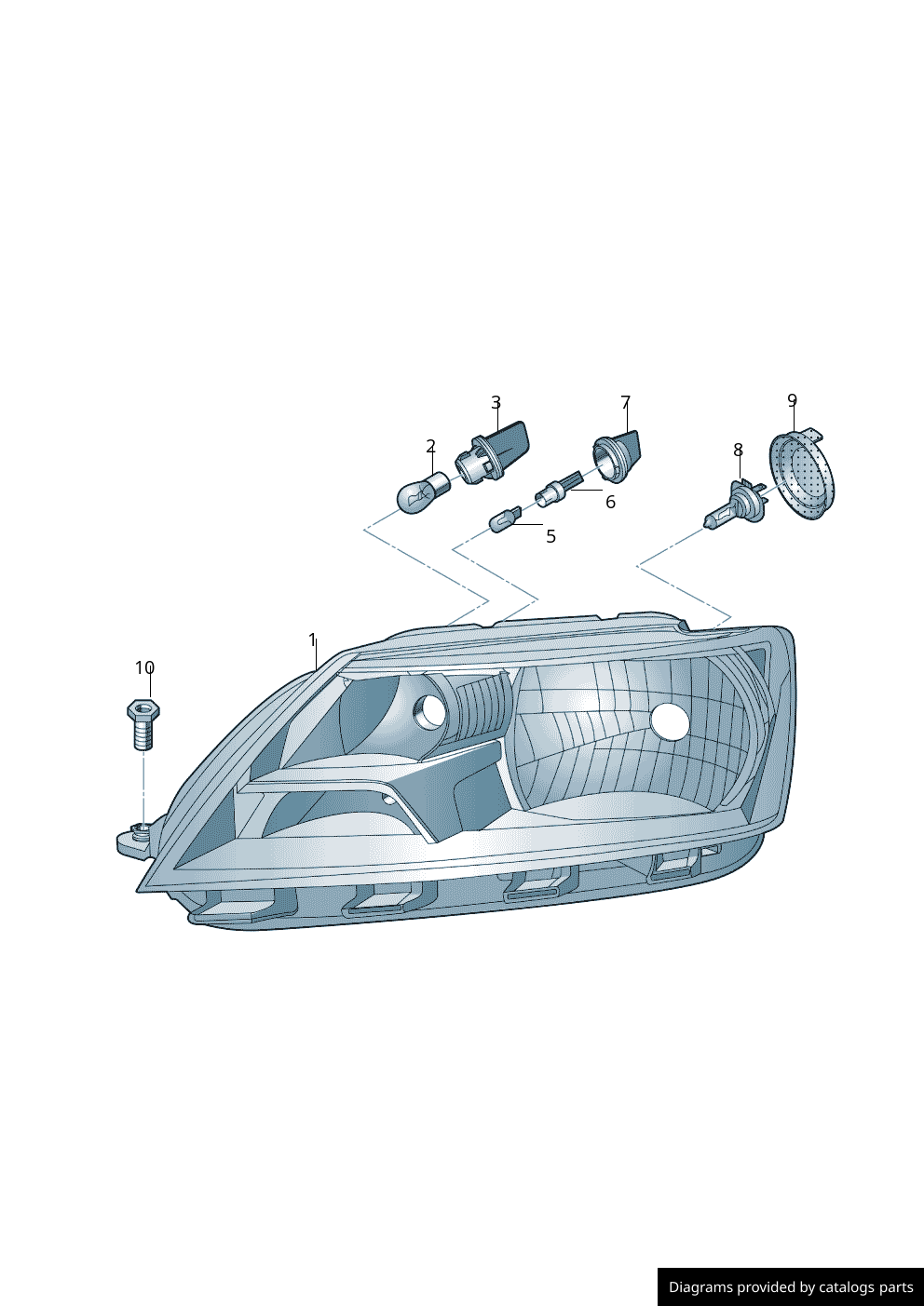 Car part diagram
