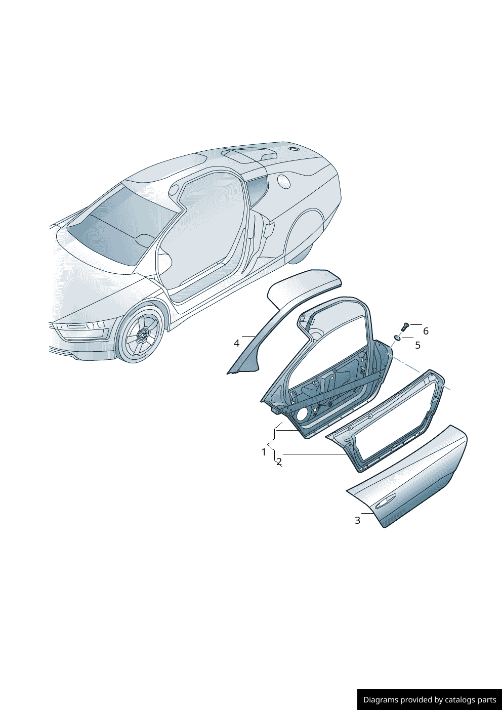 Car part diagram