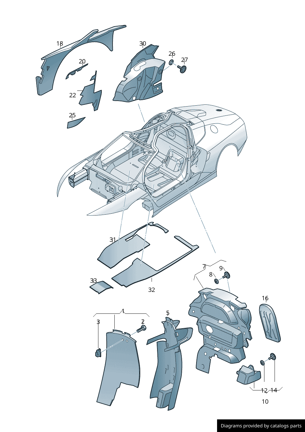 Car part diagram