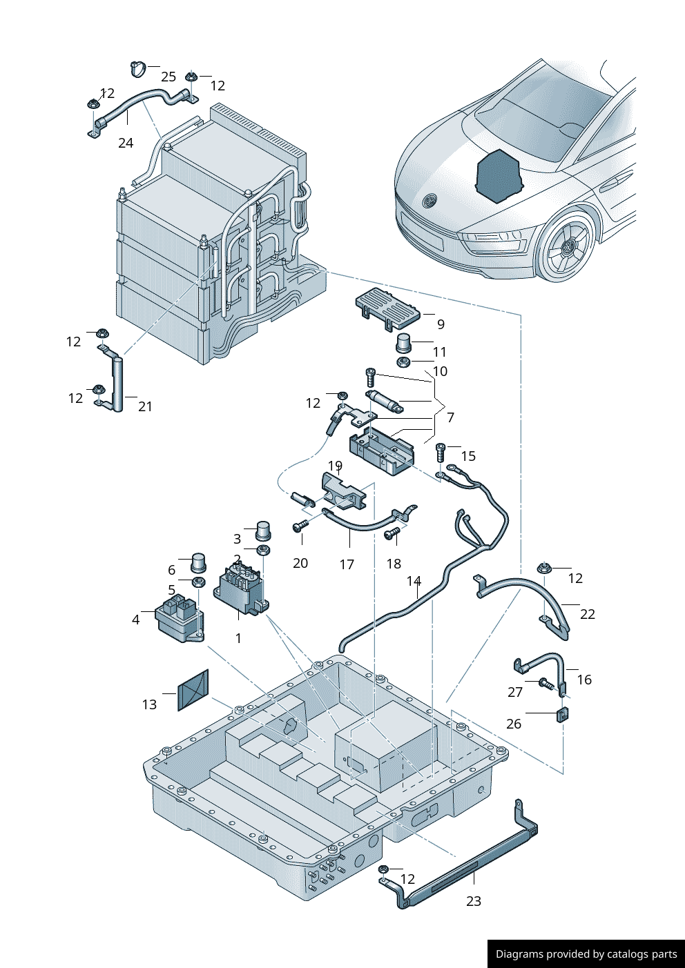 Car part diagram