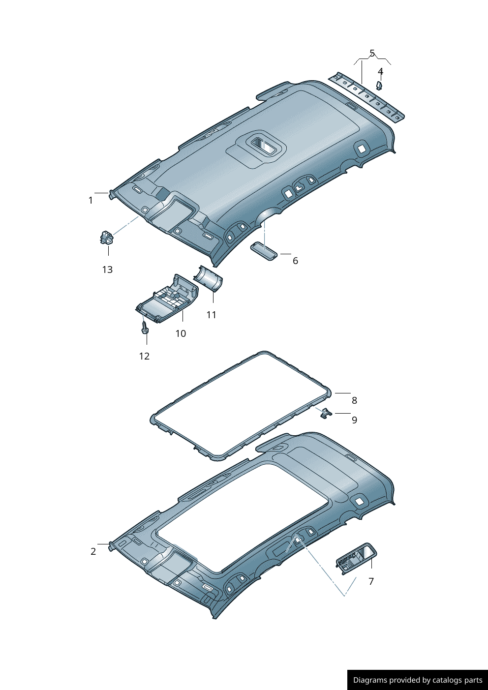 Car part diagram