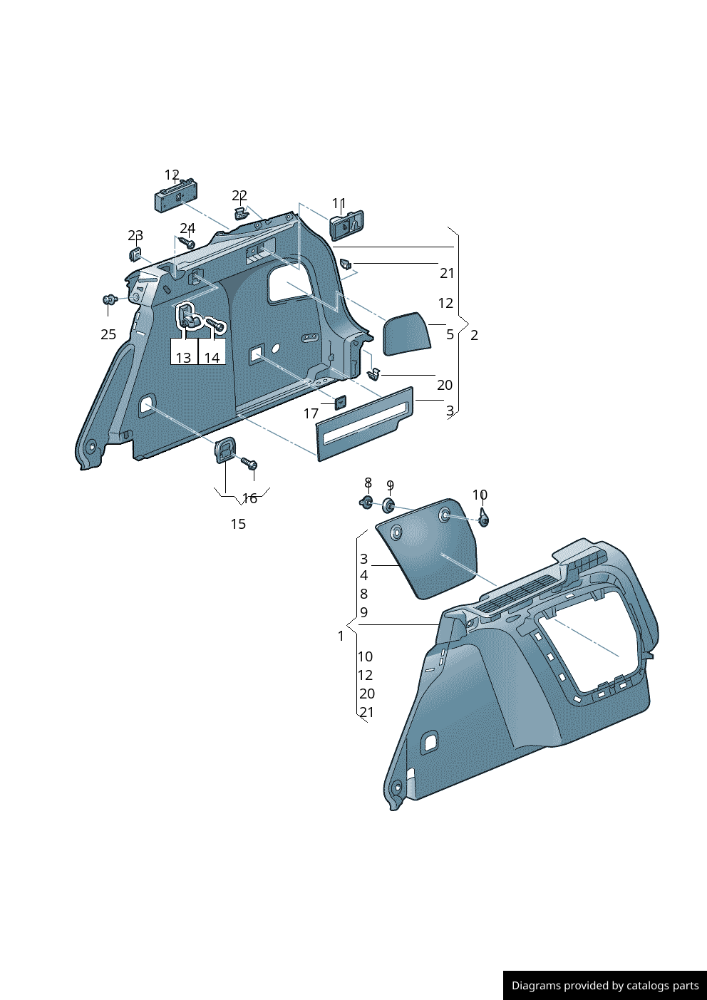 Car part diagram