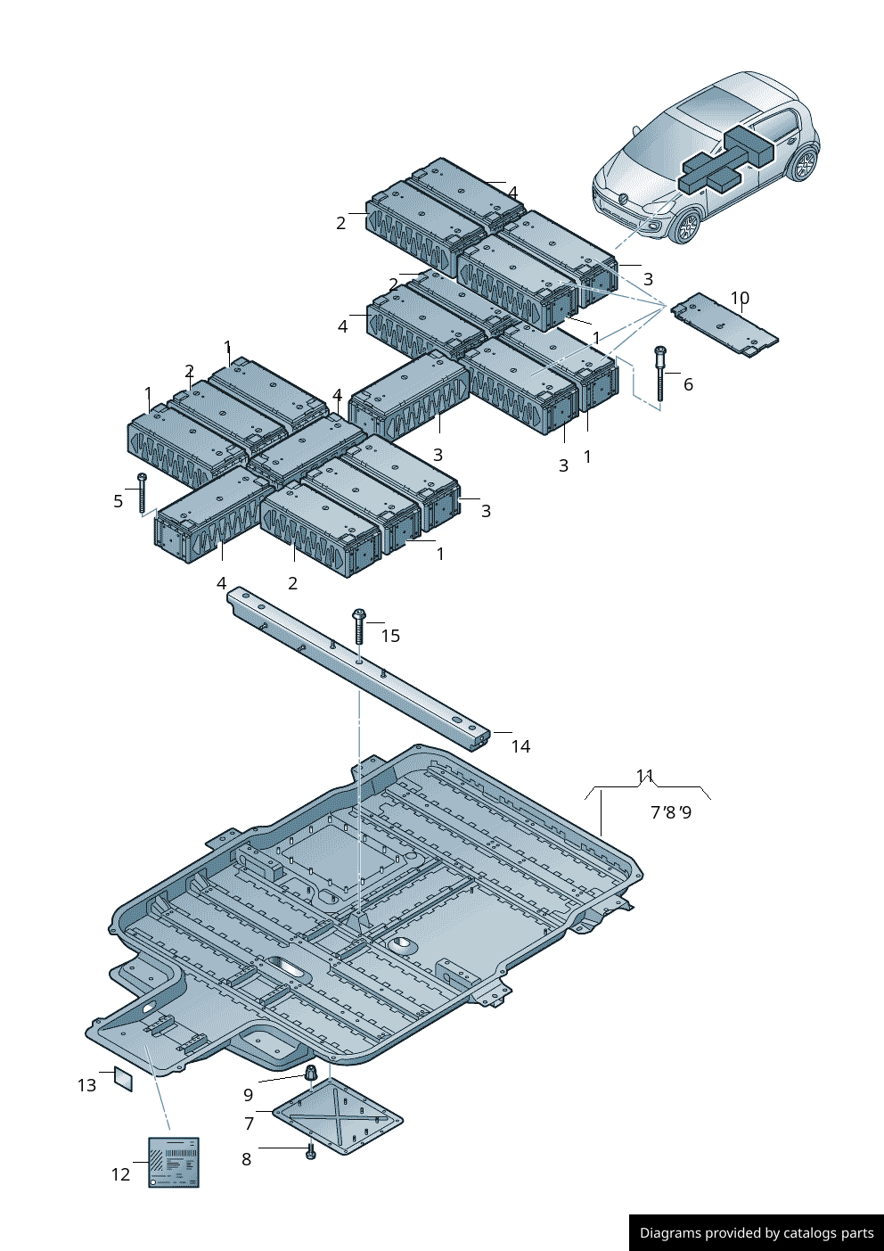 Car part diagram