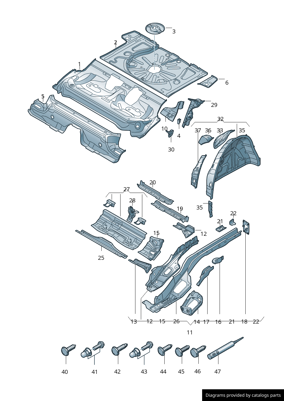 Car part diagram
