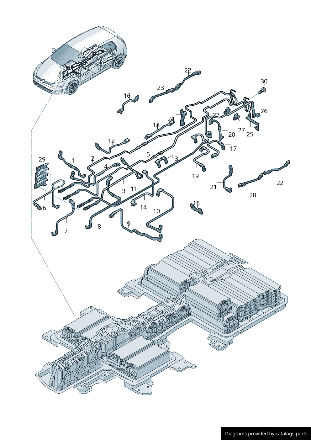 Car part diagram