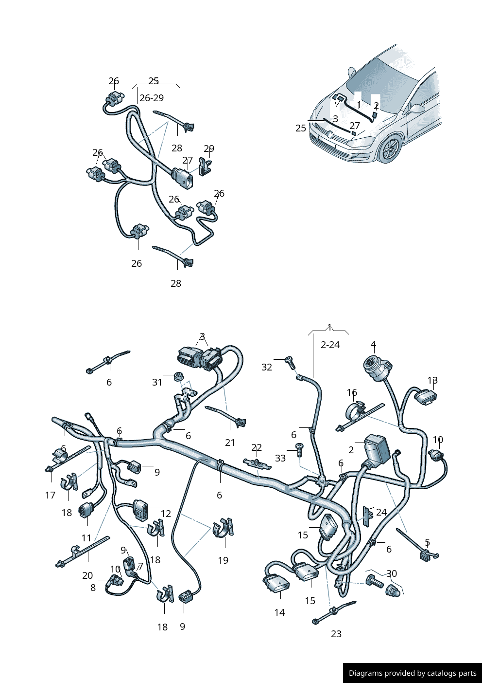 Car part diagram