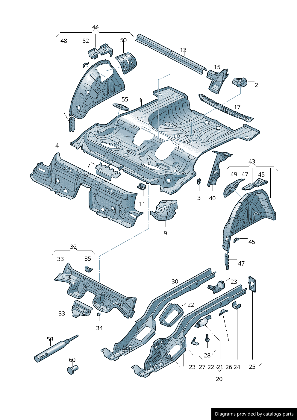 Car part diagram