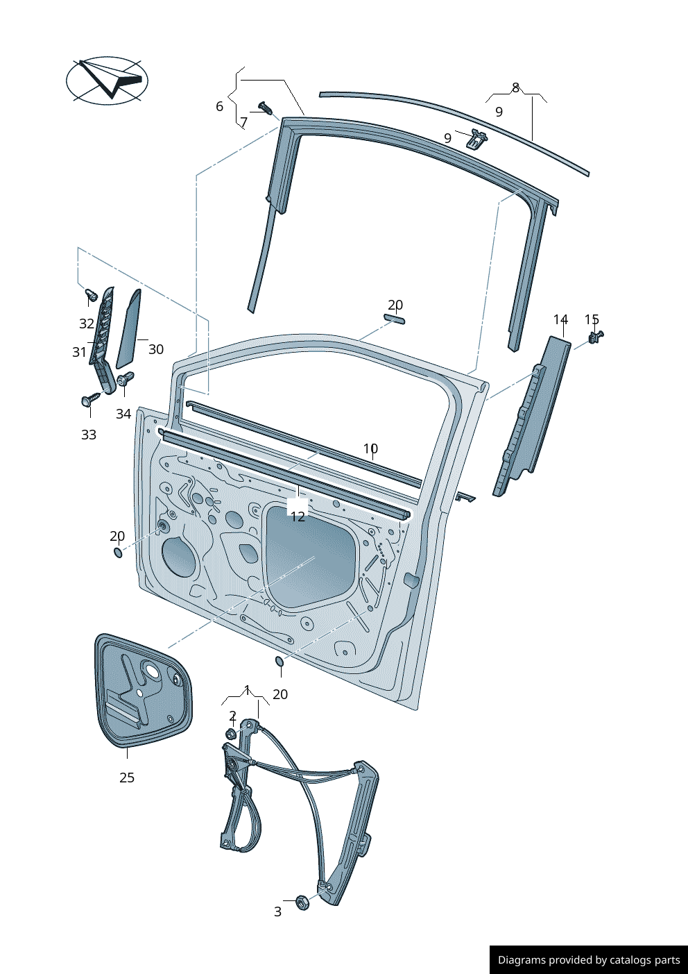 Car part diagram