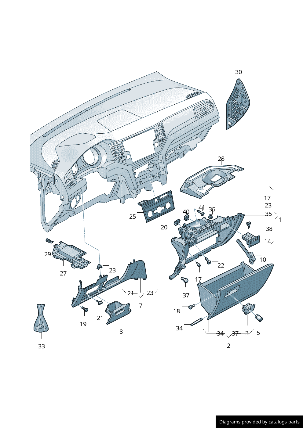 Car part diagram