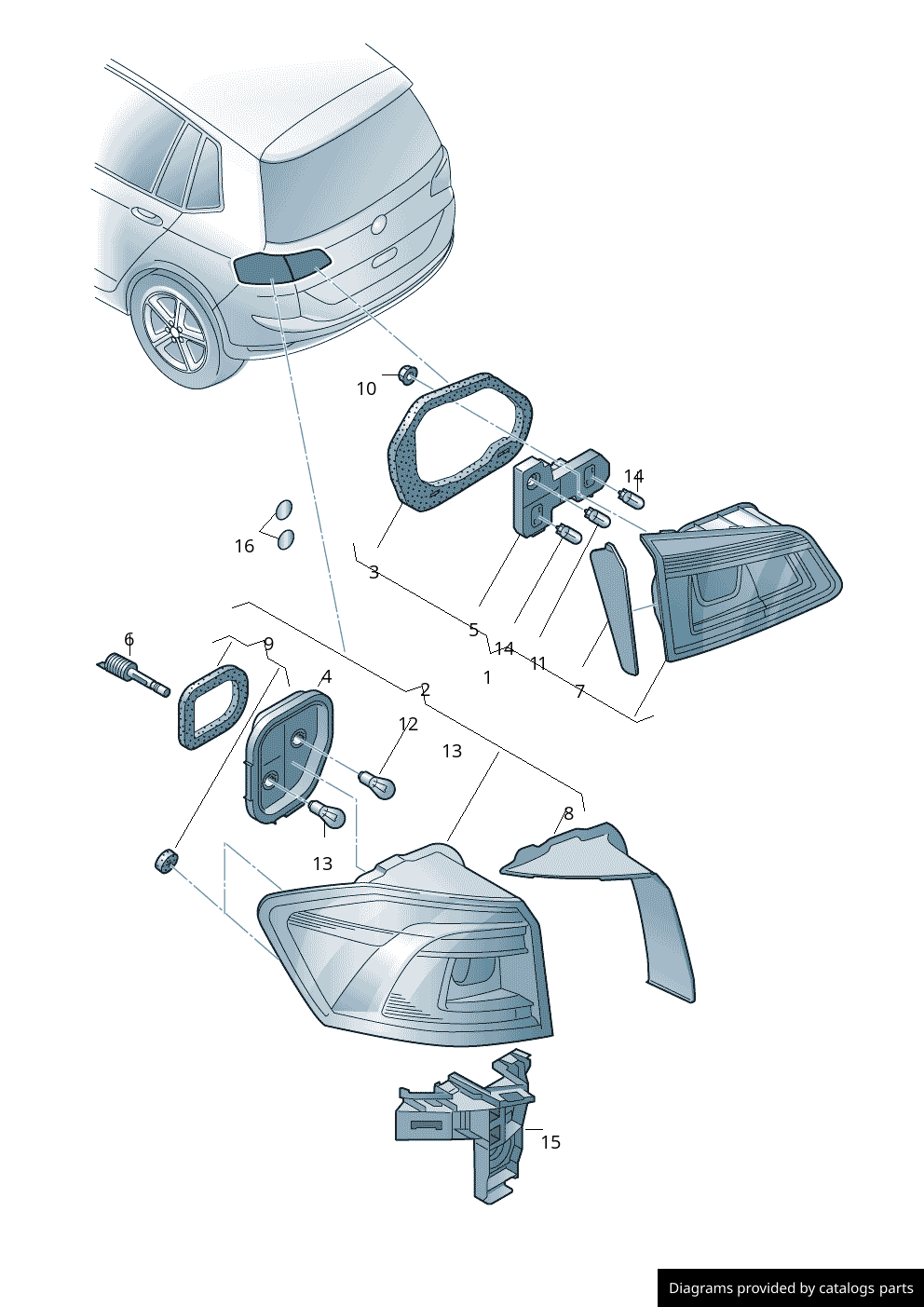 Car part diagram