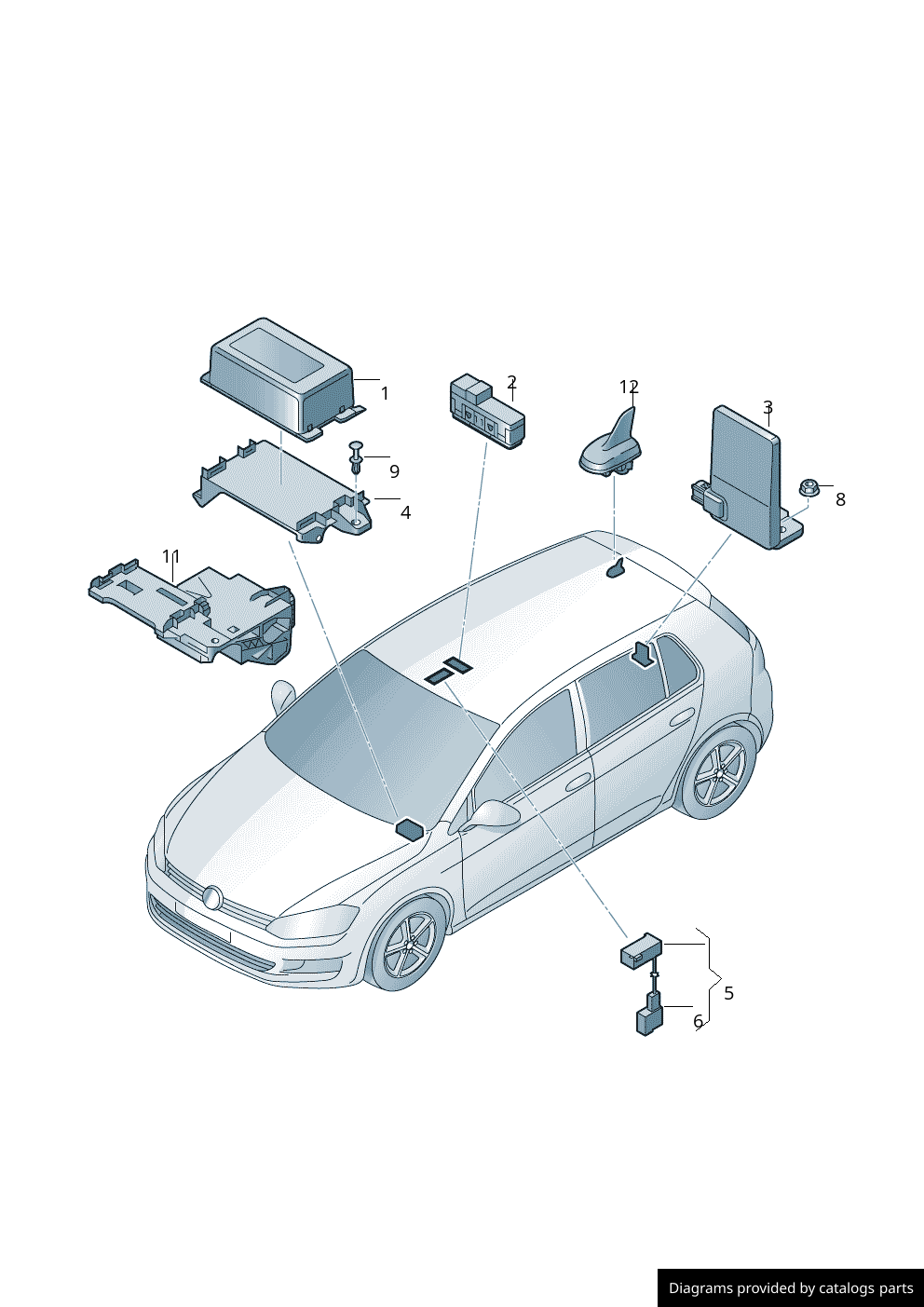 Car part diagram