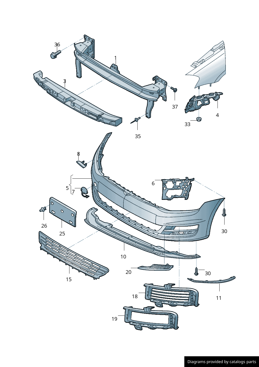 Car part diagram