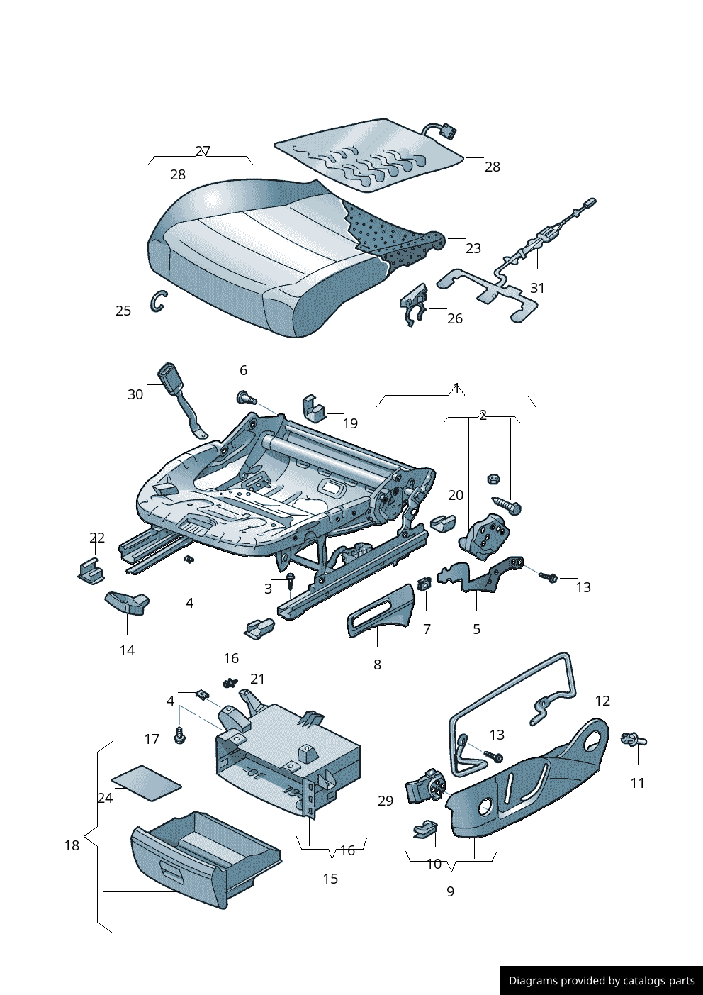 Car part diagram