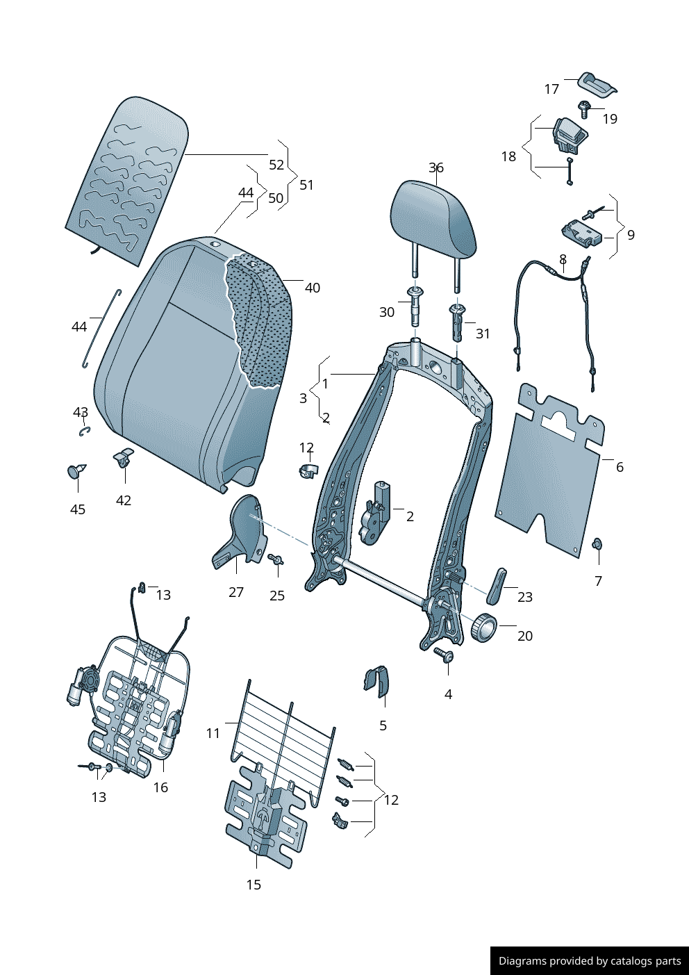 Car part diagram